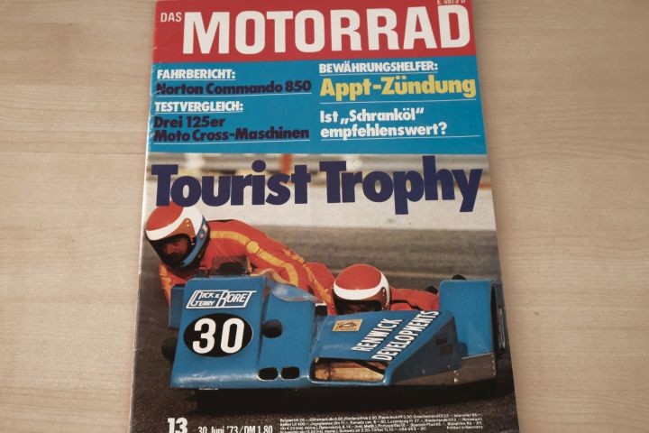 Deckblatt Motorrad (13/1973)