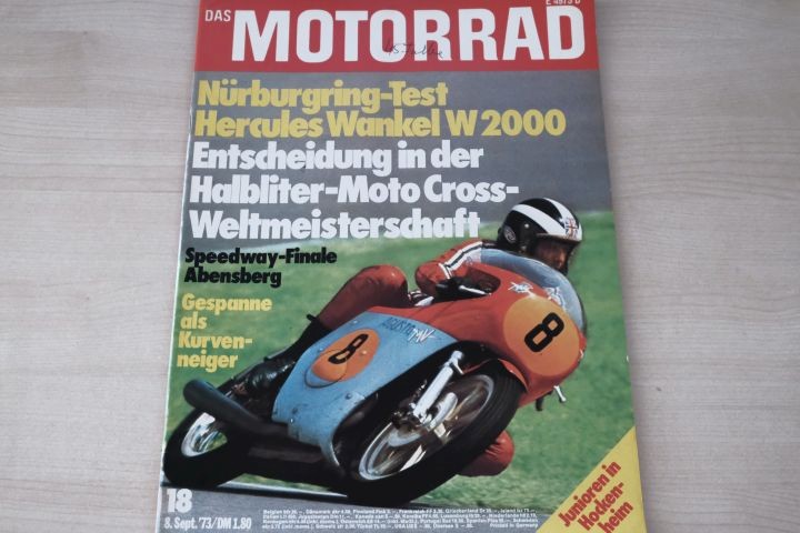 Deckblatt Motorrad (18/1973)