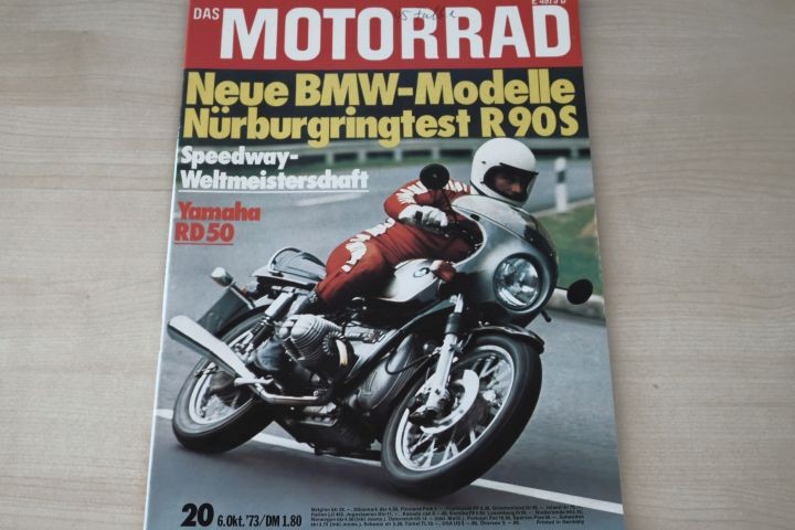 Deckblatt Motorrad (20/1973)