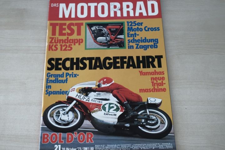 Deckblatt Motorrad (21/1973)