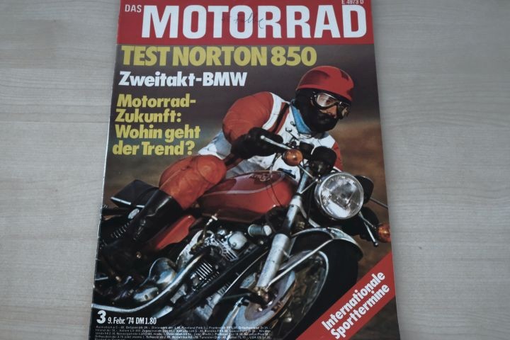 Deckblatt Motorrad (03/1974)