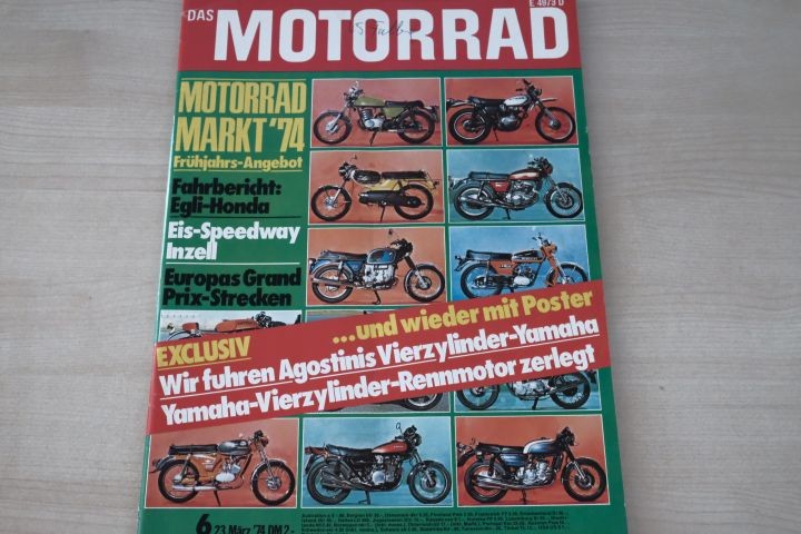 Deckblatt Motorrad (06/1974)
