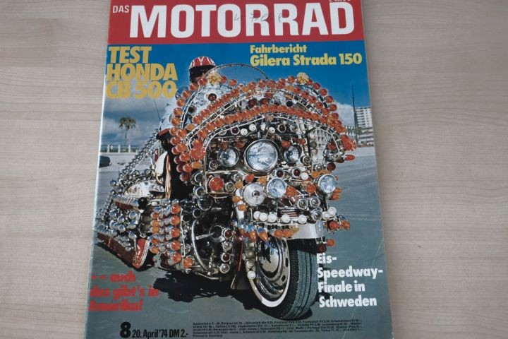 Deckblatt Motorrad (08/1974)