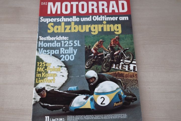 Deckblatt Motorrad (11/1974)