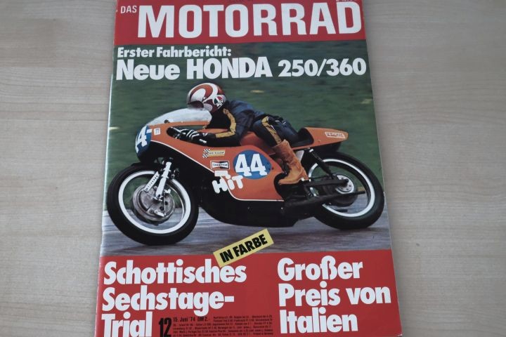 Deckblatt Motorrad (12/1974)