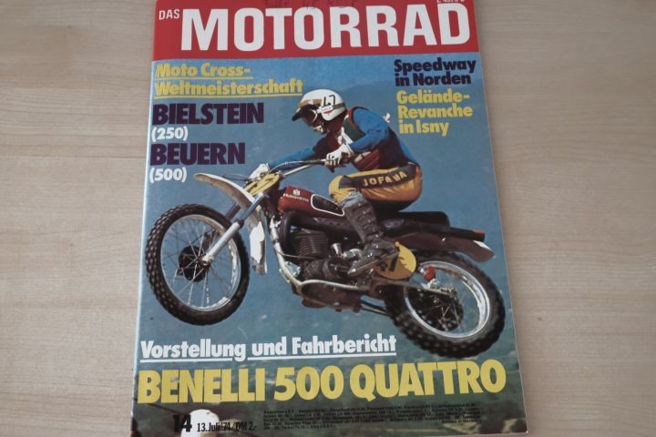 Deckblatt Motorrad (14/1974)