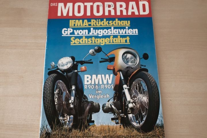 Deckblatt Motorrad (20/1974)