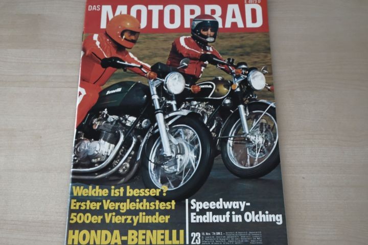 Deckblatt Motorrad (23/1974)