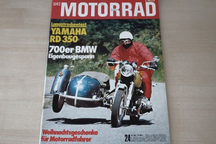 Deckblatt Motorrad (24/1974)