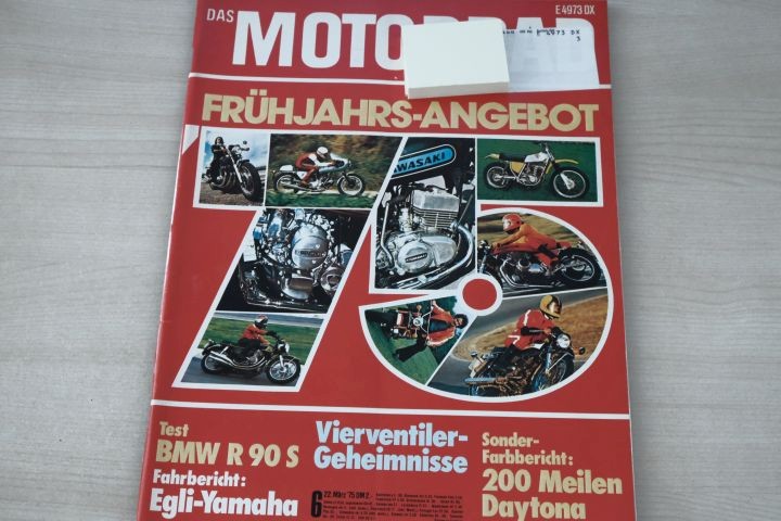 Deckblatt Motorrad (06/1975)