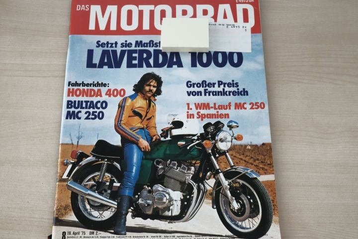 Deckblatt Motorrad (08/1975)