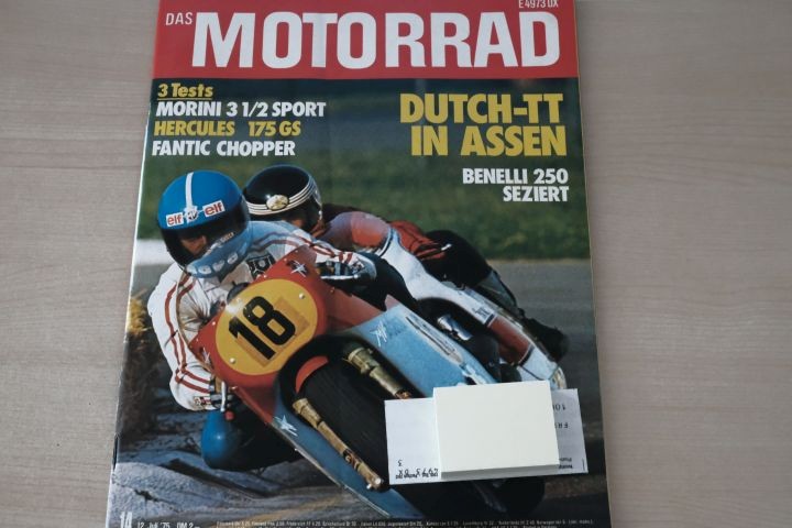 Deckblatt Motorrad (14/1975)