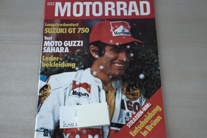 Deckblatt Motorrad (18/1975)
