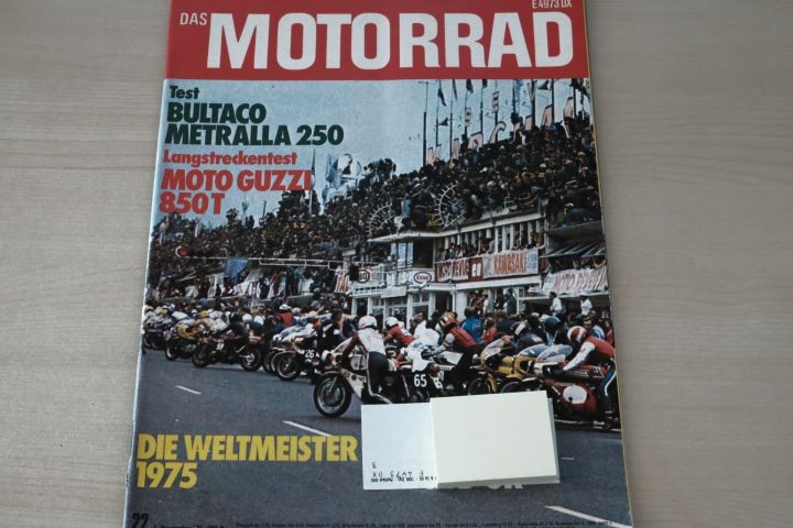 Deckblatt Motorrad (22/1975)