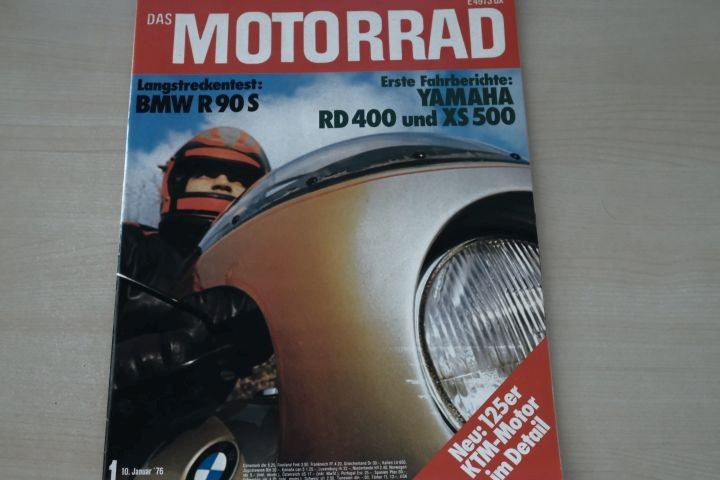 Deckblatt Motorrad (01/1976)