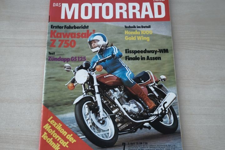 Deckblatt Motorrad (07/1976)