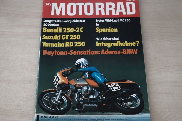 Deckblatt Motorrad (08/1976)