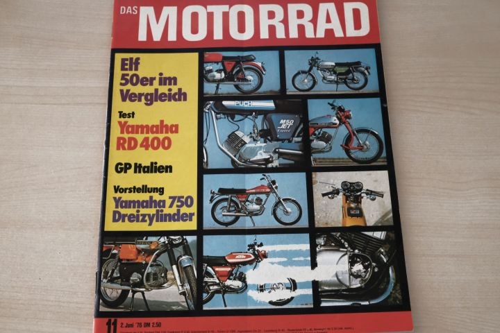 Deckblatt Motorrad (11/1976)