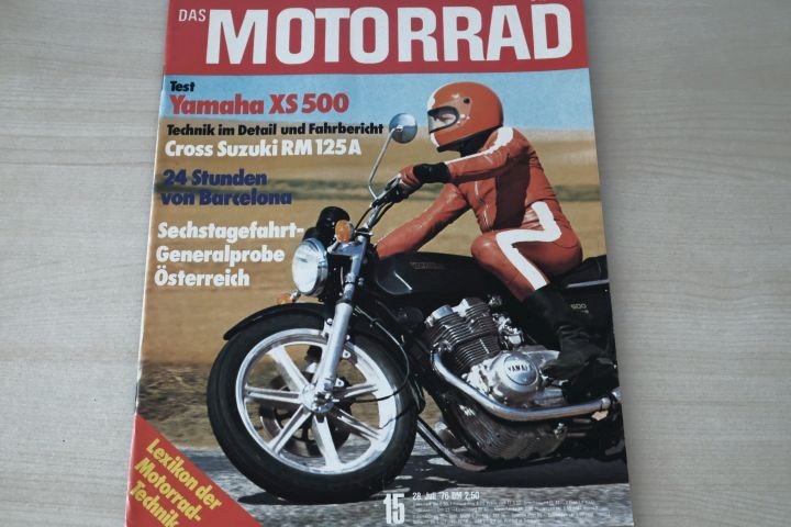 Deckblatt Motorrad (15/1976)