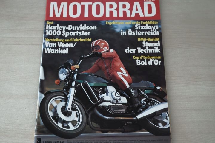 Deckblatt Motorrad (20/1976)