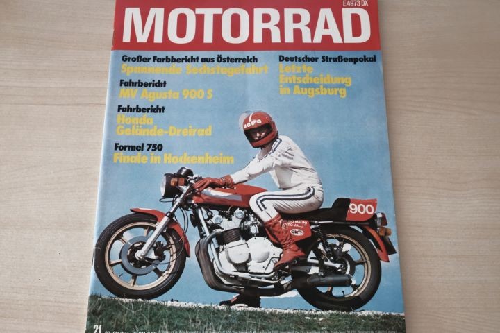 Deckblatt Motorrad (21/1976)