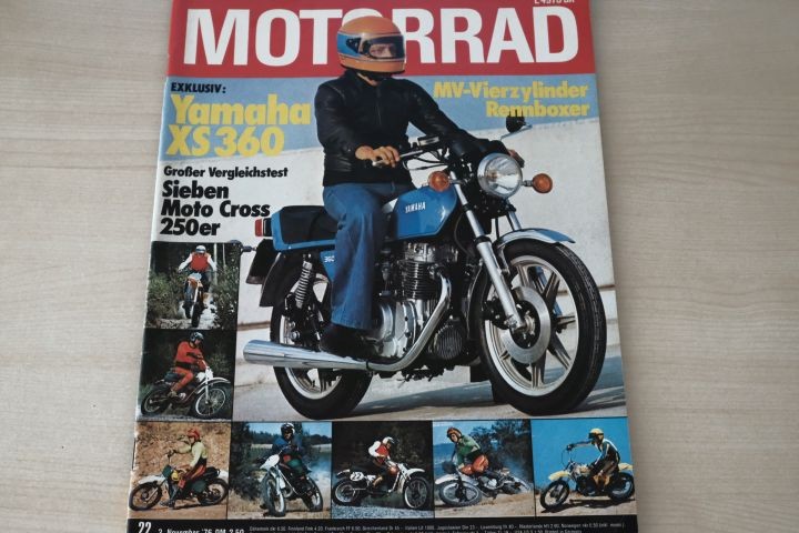 Deckblatt Motorrad (22/1976)