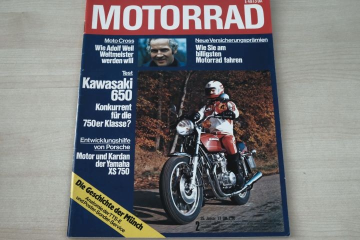 Deckblatt Motorrad (02/1977)