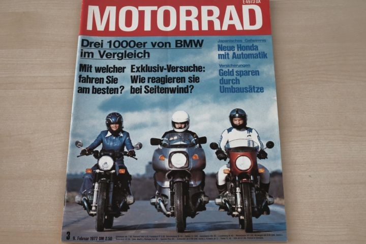 Deckblatt Motorrad (03/1977)