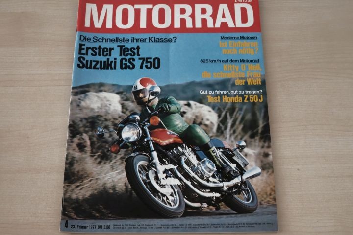 Deckblatt Motorrad (04/1977)