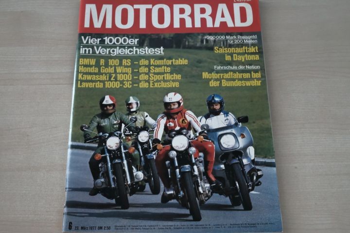 Deckblatt Motorrad (06/1977)