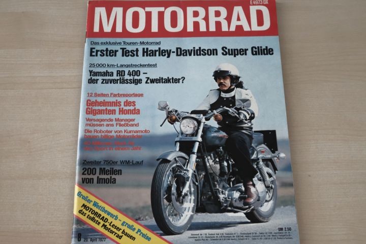 Deckblatt Motorrad (08/1977)