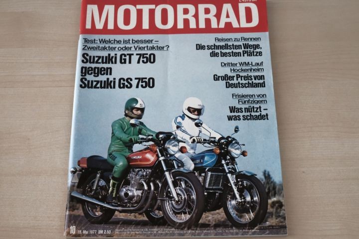 Deckblatt Motorrad (10/1977)