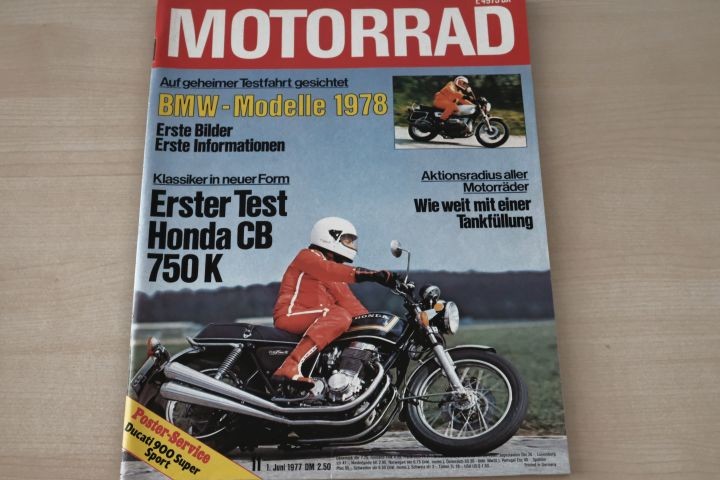 Deckblatt Motorrad (11/1977)