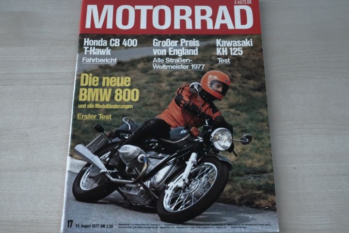 Deckblatt Motorrad (17/1977)