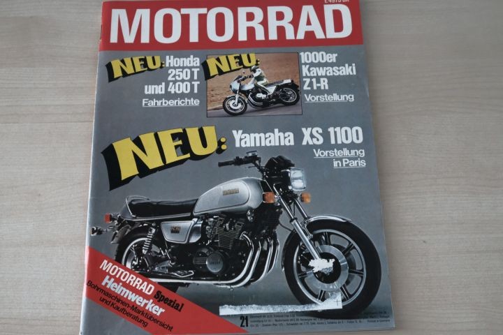 Deckblatt Motorrad (21/1977)