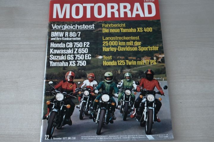 Deckblatt Motorrad (22/1977)