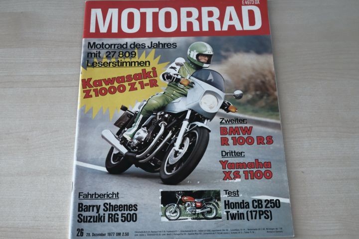 Deckblatt Motorrad (26/1977)