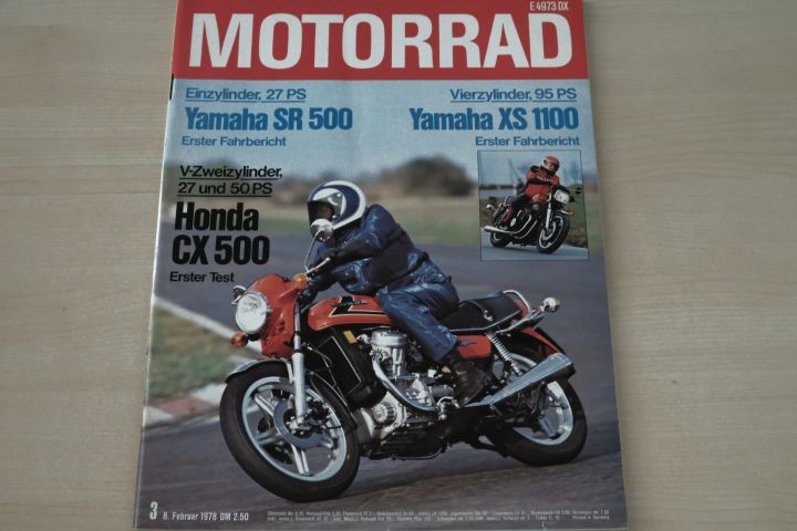 Deckblatt Motorrad (03/1978)