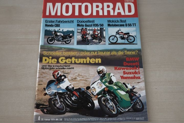 Deckblatt Motorrad (04/1978)