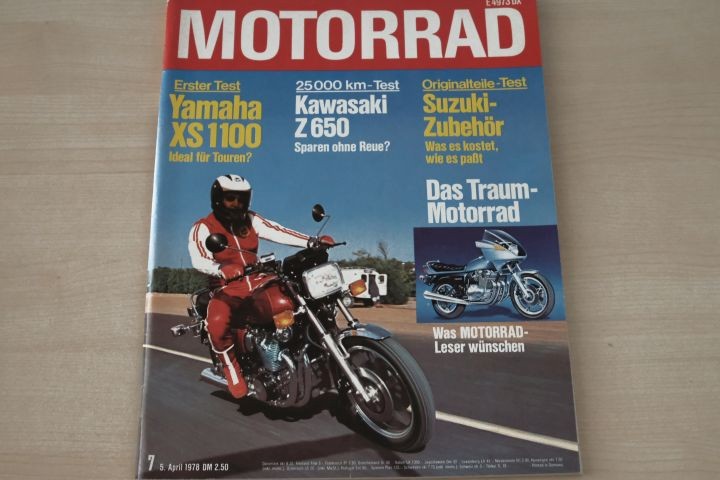 Deckblatt Motorrad (07/1978)