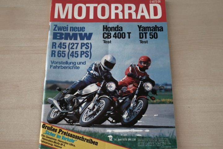 Deckblatt Motorrad (12/1978)