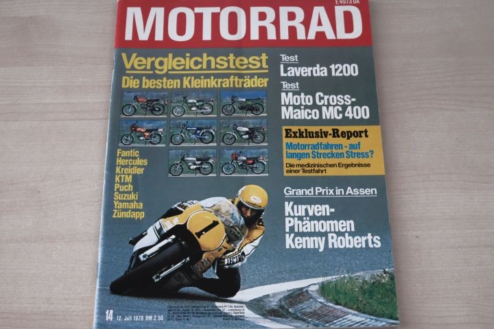 Deckblatt Motorrad (14/1978)
