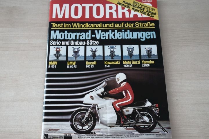 Deckblatt Motorrad (20/1978)