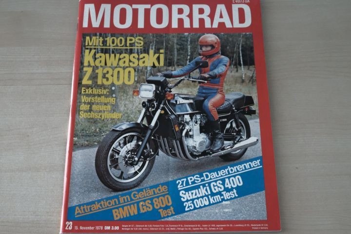 Deckblatt Motorrad (23/1978)