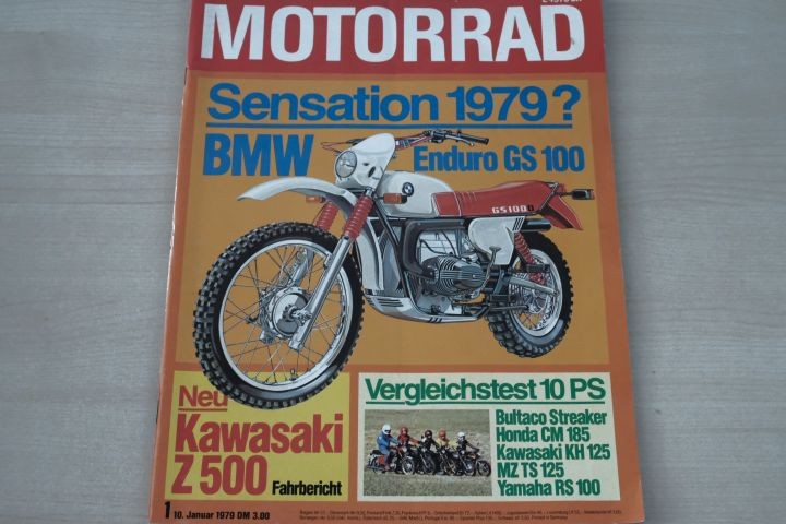 Deckblatt Motorrad (01/1979)