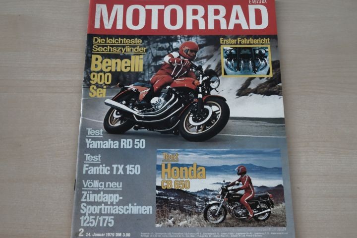 Deckblatt Motorrad (02/1979)