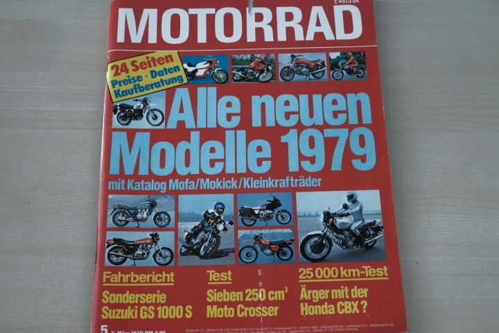 Deckblatt Motorrad (05/1979)