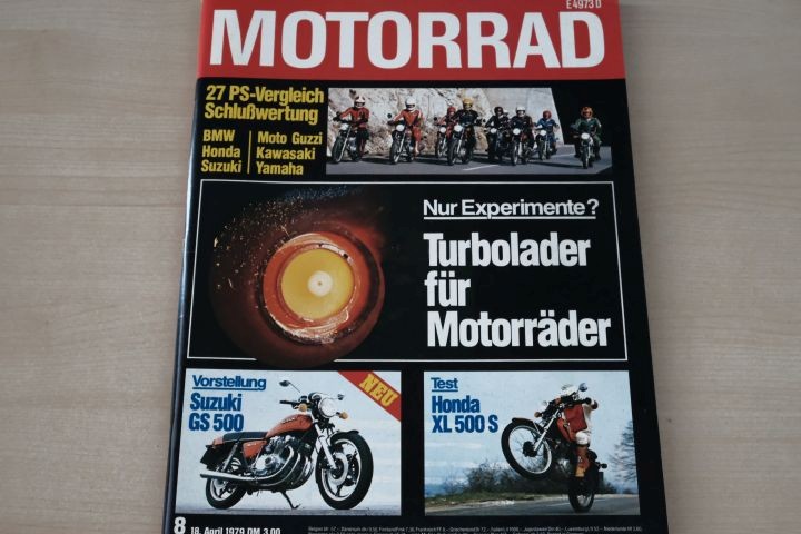 Deckblatt Motorrad (08/1979)