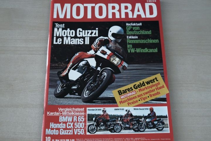 Deckblatt Motorrad (10/1979)