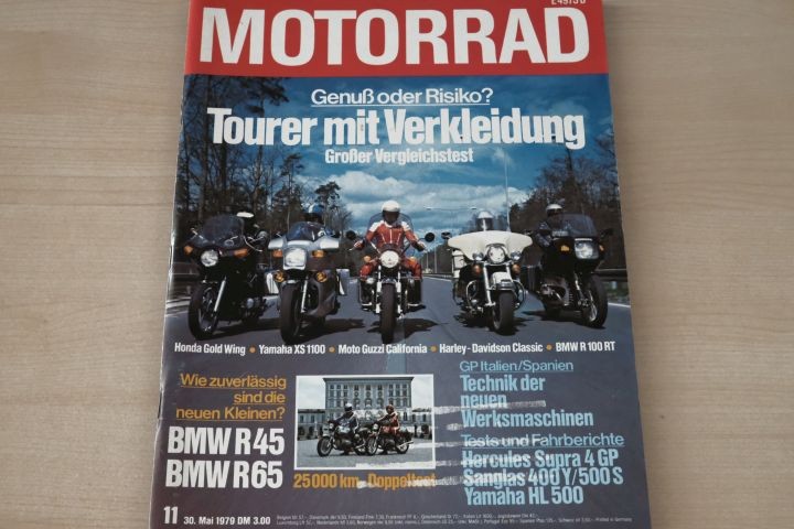 Deckblatt Motorrad (11/1979)